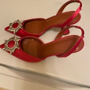 Amina Muaddi style shoes